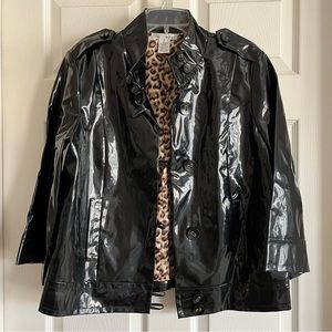 Patent Leather raincoat